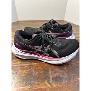 ASICS Gel-Kayano 30 Women's‎ Running Shoes Black Pink Athletic Sneakers Size 7